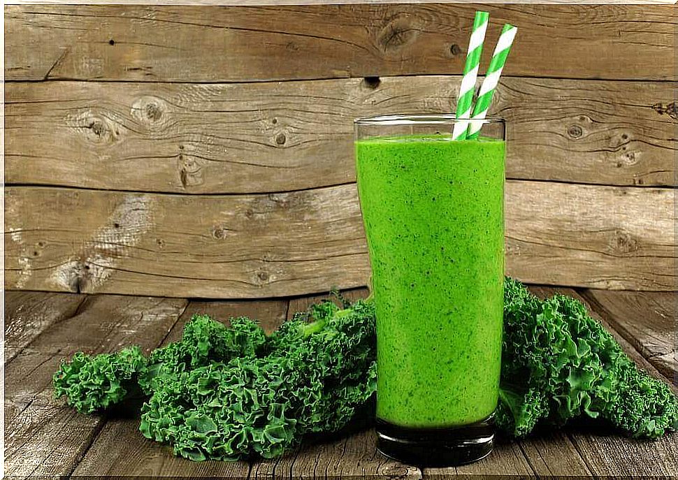 help against stomach ulcers - kale