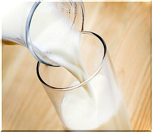 Milk against dark spots on the skin