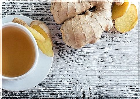 Ginger can strengthen the liver and the immune system