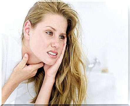 Woman with esophagitis