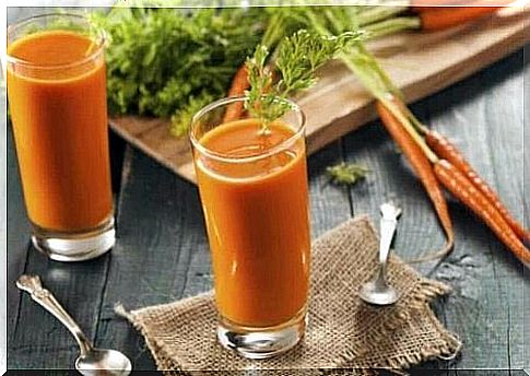 Smoothies to strengthen hair with carrots