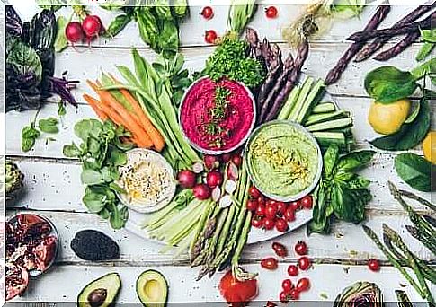 What is raw vegan food?