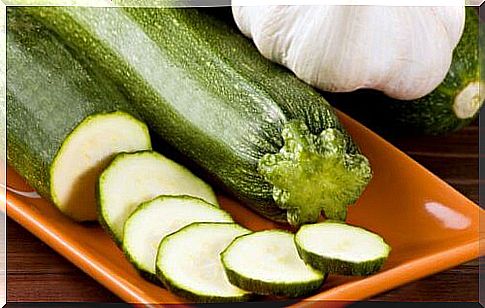 Zucchini: high in fiber and low in calories